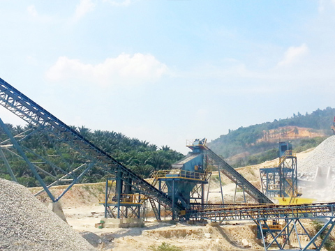 砂石骨料生產(chǎn)線時產(chǎn)350噸